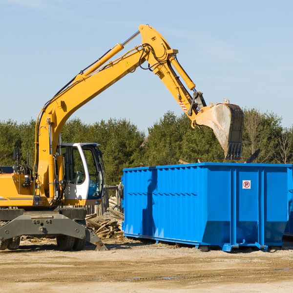 can i request a rental extension for a residential dumpster in Weakley County TN